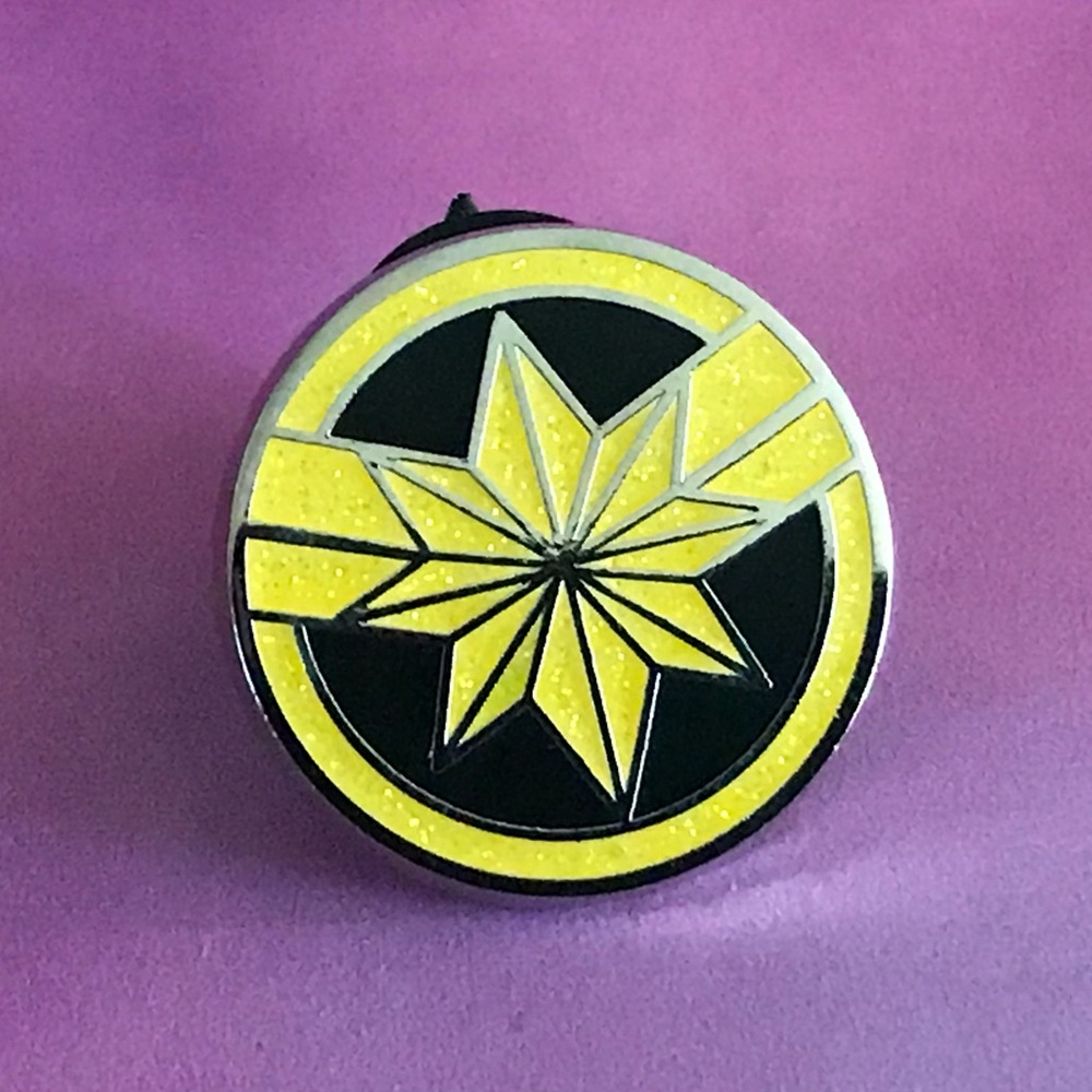 Captain marvel Disney pin superhero trading pin